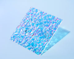 Acrylic Iridescent Effect Boards Prop Club Water Ripple Square 