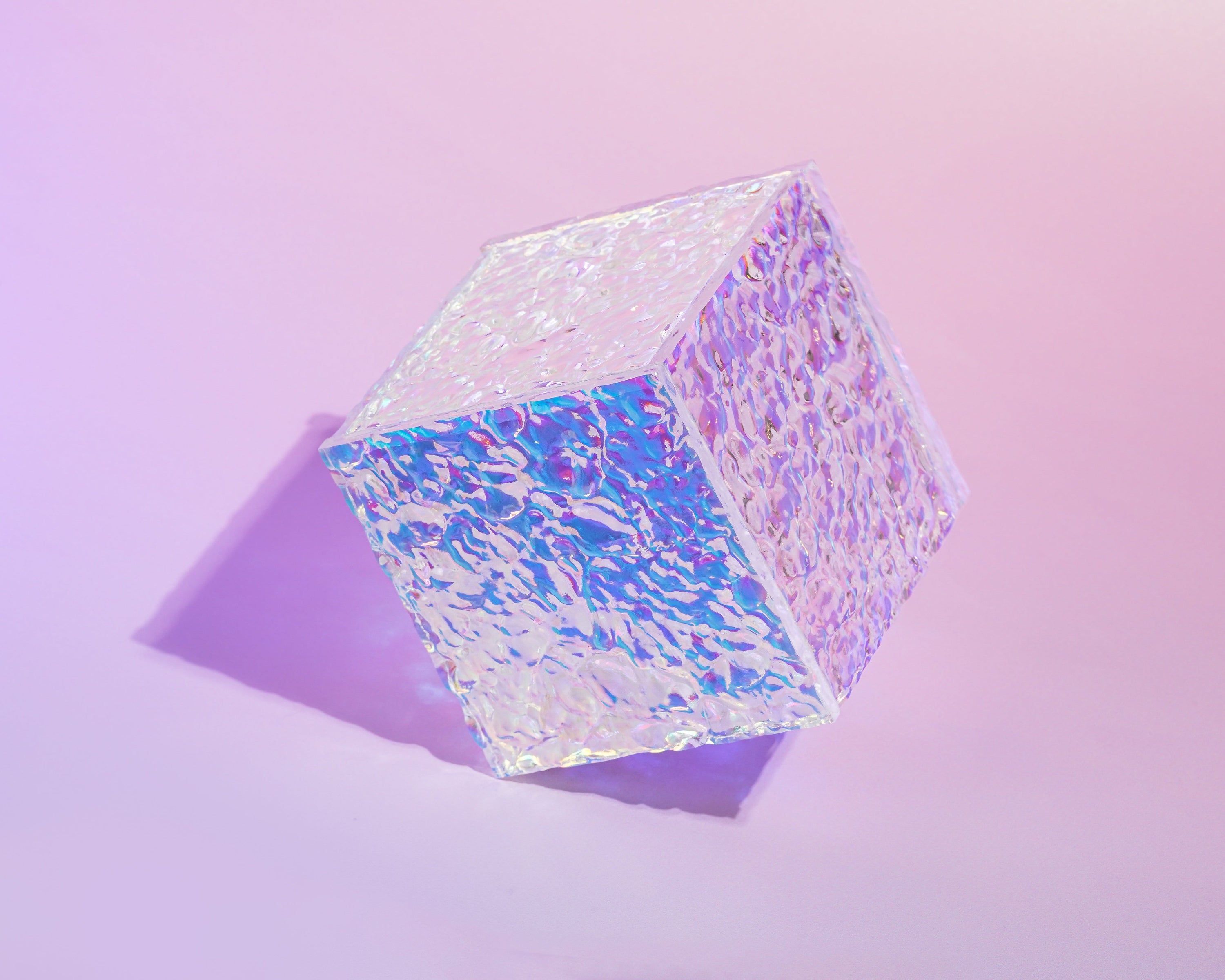 Acrylic Iridescent Effect Riser Cube Props – Prop Club