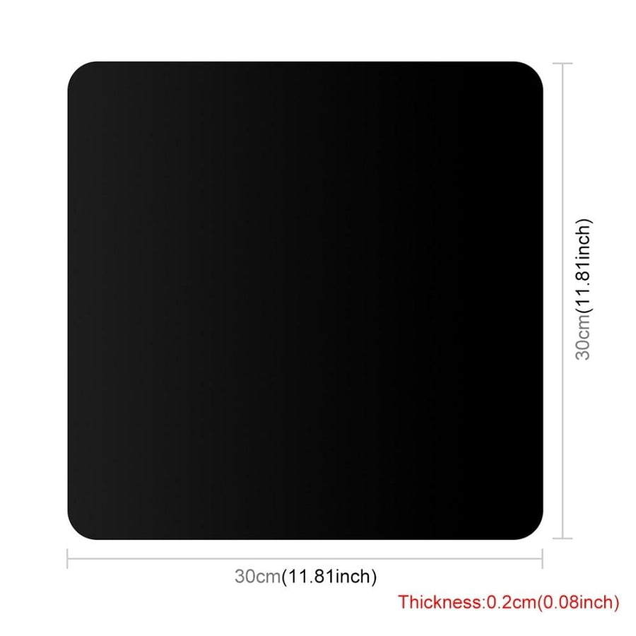 Acrylic Reflective Display Boards Prop Club Black (M) 