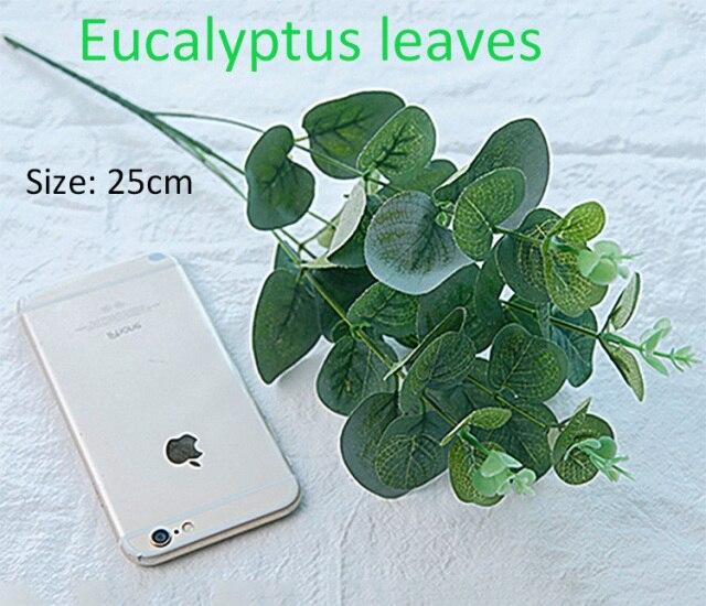 Artificial Plant Leaf Props : Tropical Plants Prop Club Eucalyptus Leaves 