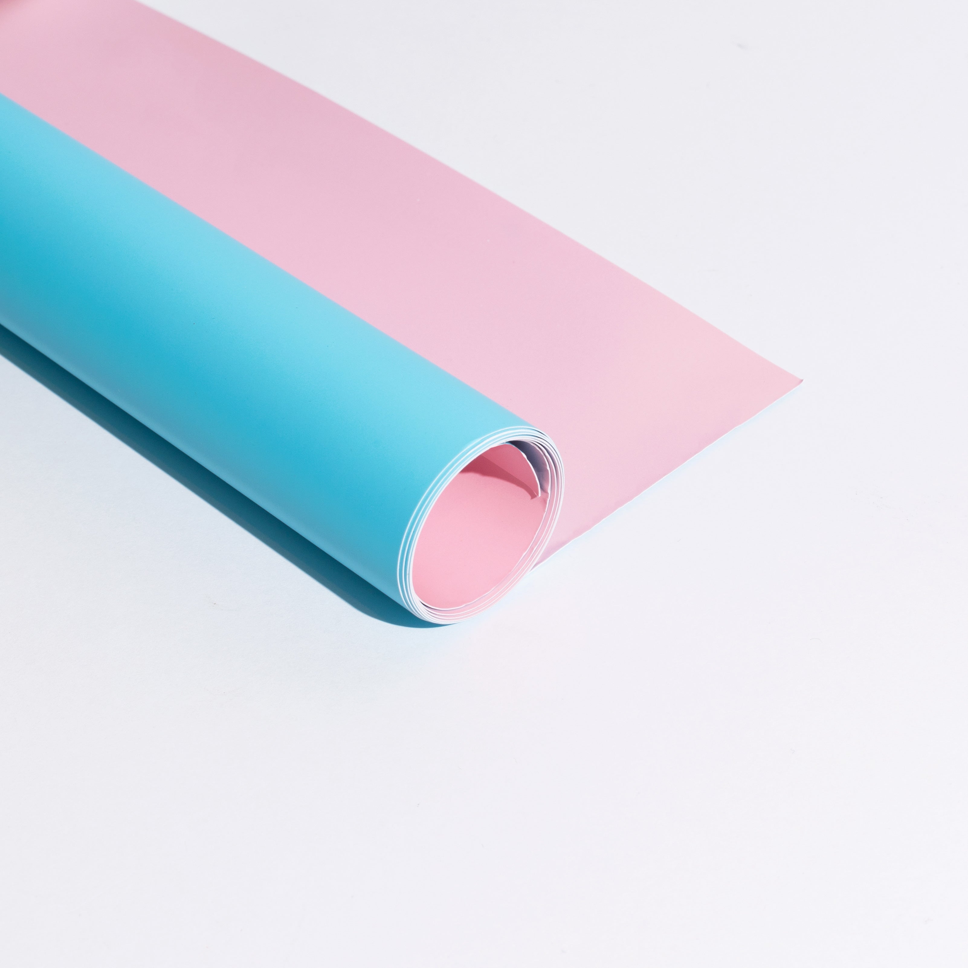 Double Sided Photography Backdrop - Baby Pink/ Baby Blue Prop Club 