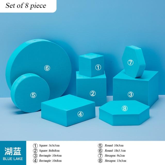 Essential Styling Shapes (Sets of 8) Prop Club Blue 