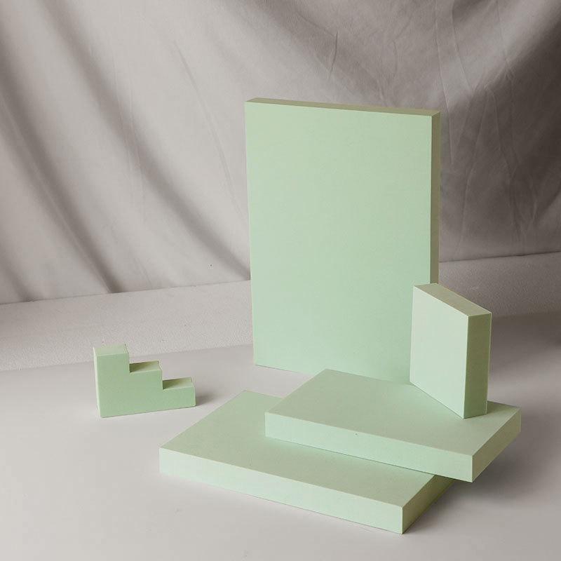 Geometric Foam Styling Blocks Prop Club Green 
