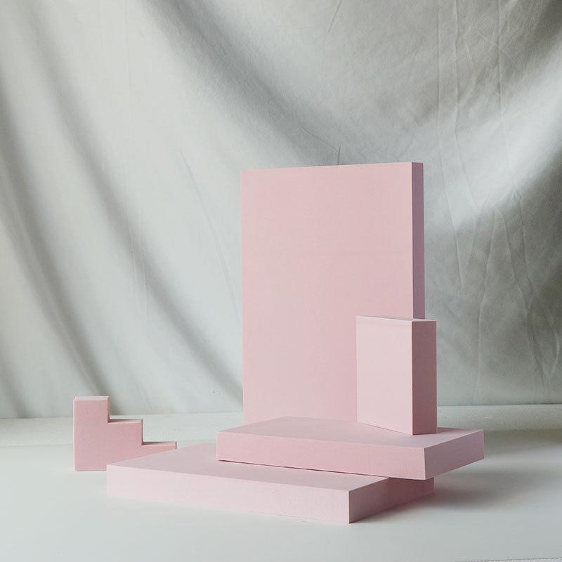 Geometric Foam Styling Blocks Prop Club Pink 