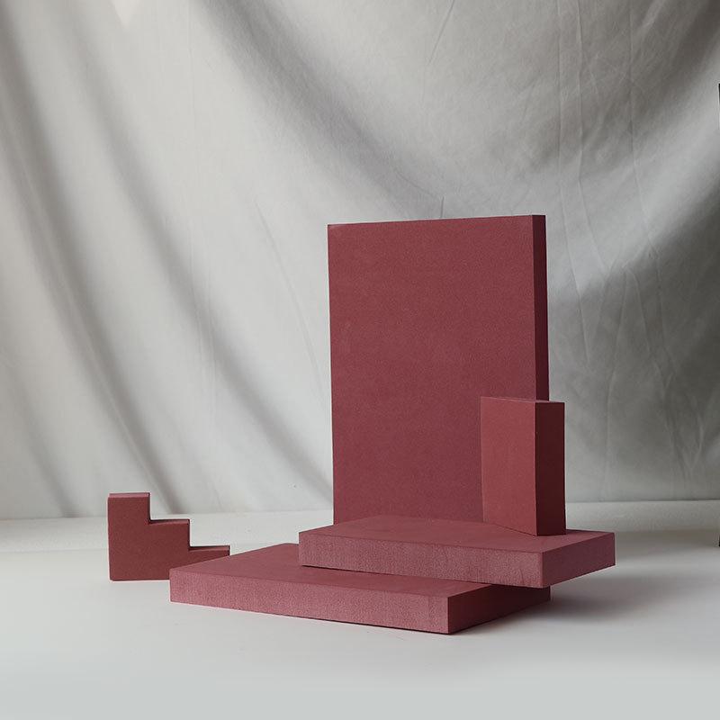 Geometric Foam Styling Blocks Prop Club Red 