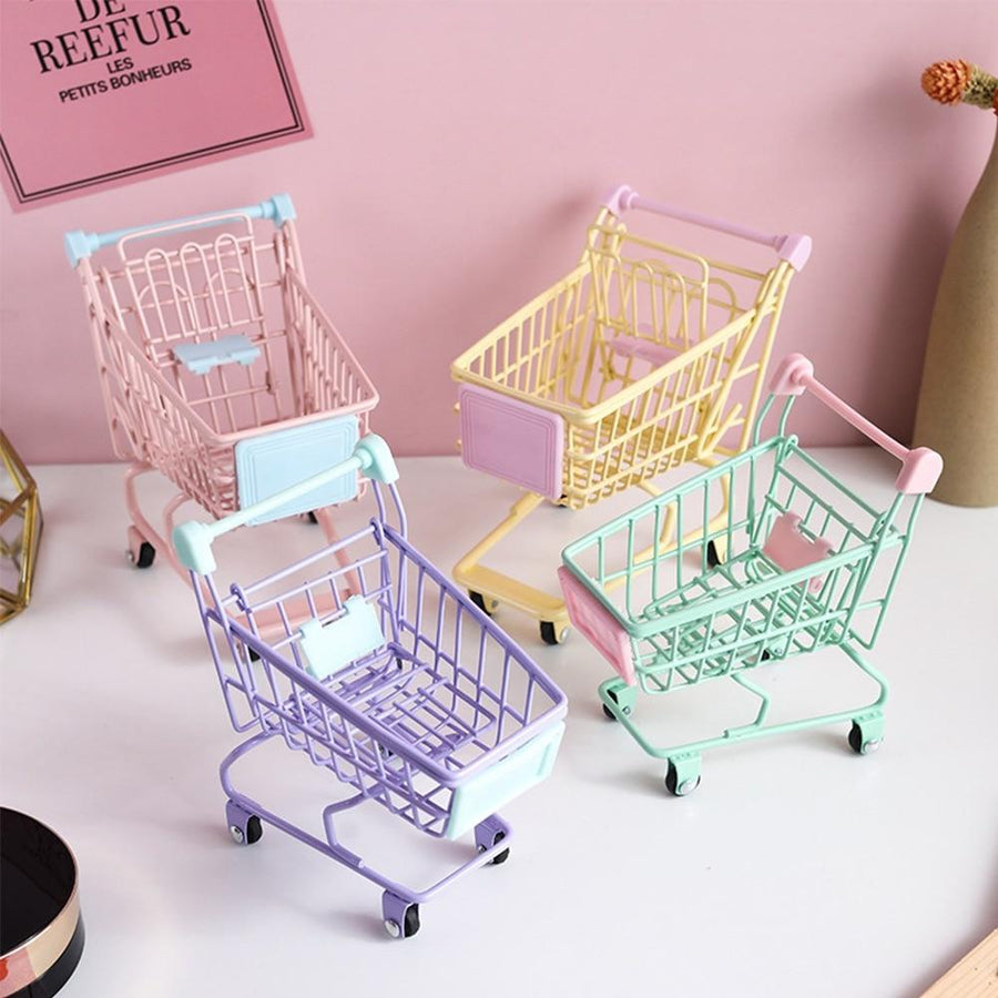 Miniature Pastel Shopping Carts Prop Club 