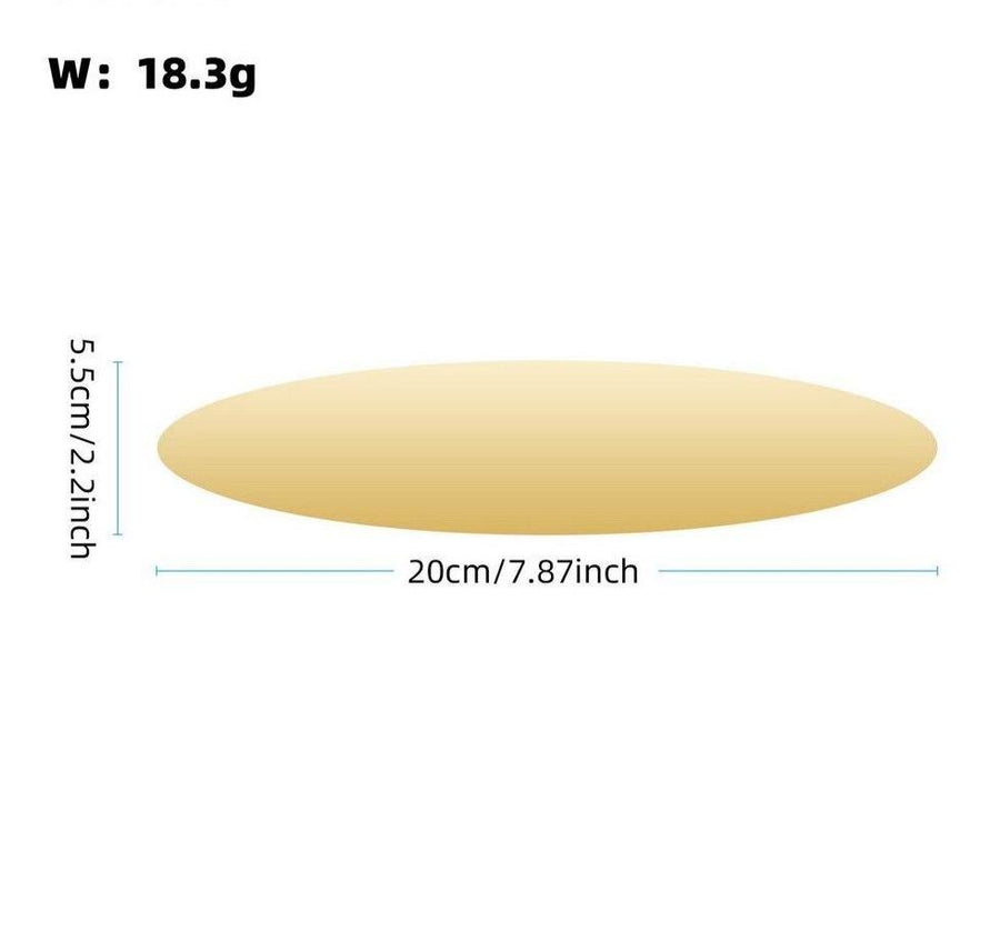 Oblong Mirrors Prop Club Gold 