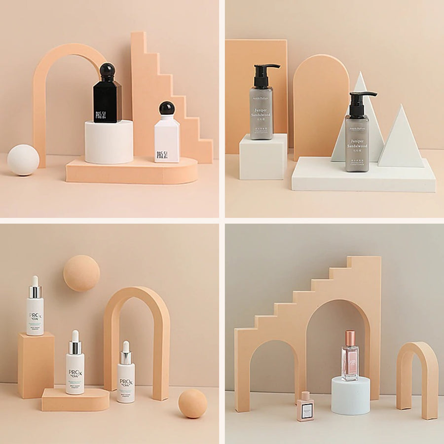 Peach Modern Geometric Photography Prop Sets (Stairs/Arches/Shapes) Prop Club 