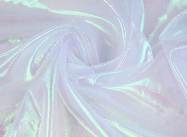 Reflective Background Fabric Prop Club White 