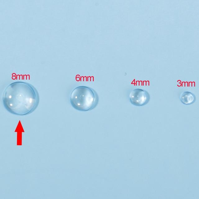 Invisible Water Drop Silicone Chest Window Stickers 3 Sizes