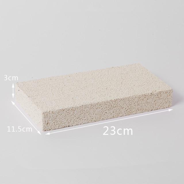 Textured Natural Stone Geometric Shaped Displays Prop Club Rectangle (Flat) 