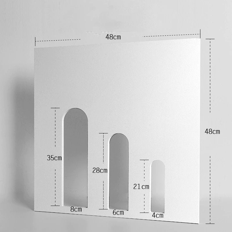 Three Window Wall Background Props Prop Club White 