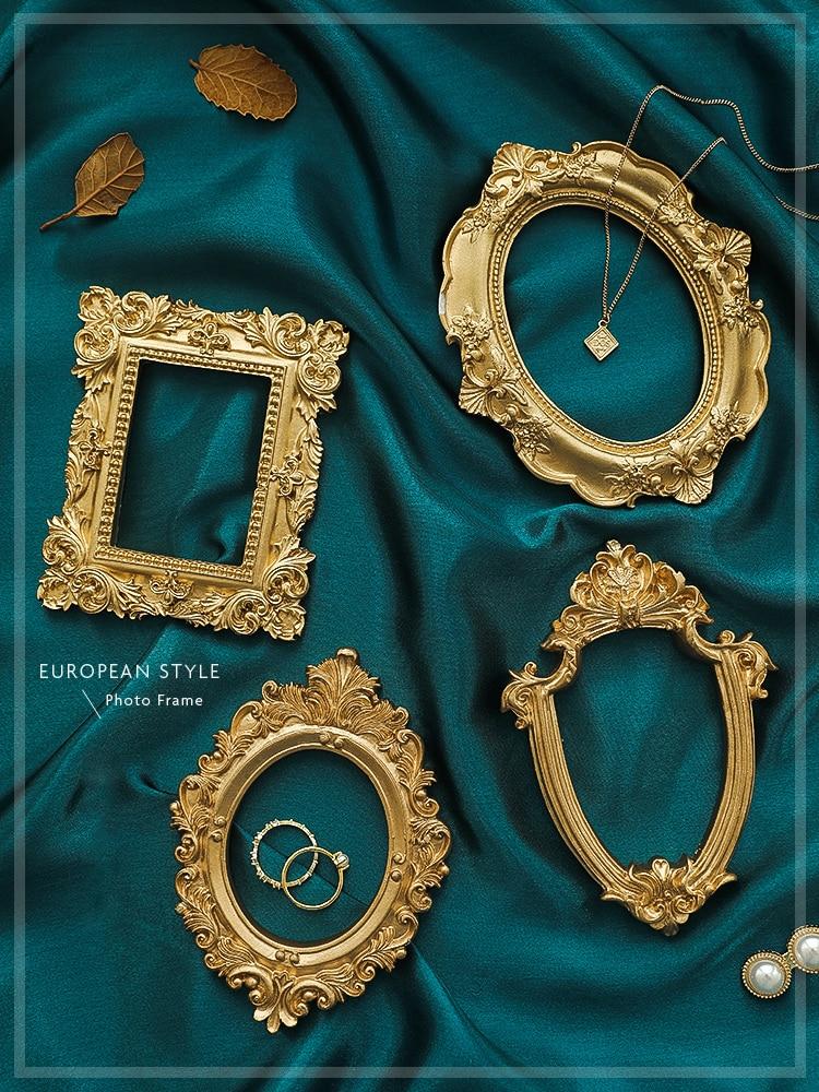 Vintage Golden Photo Frame Photography Props Prop Club 
