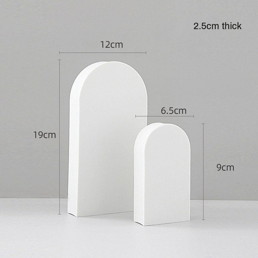 White Geometric Photography Prop Sets (Stairs/Arches/Shapes) Prop Club 2 Doors 